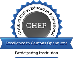 CHEP Logo Excellence in Campus Operations