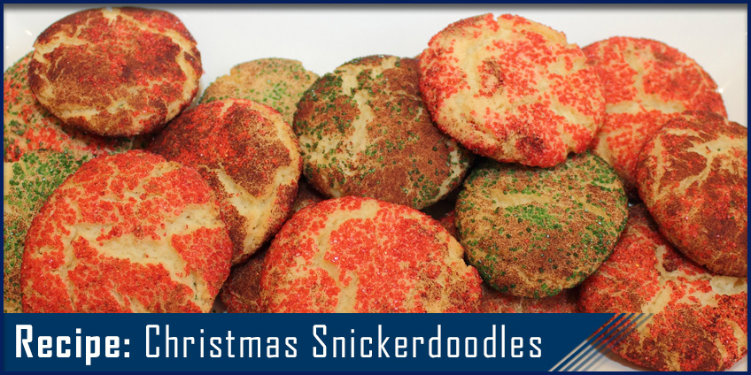 Picture of Christmas snickerdoodles